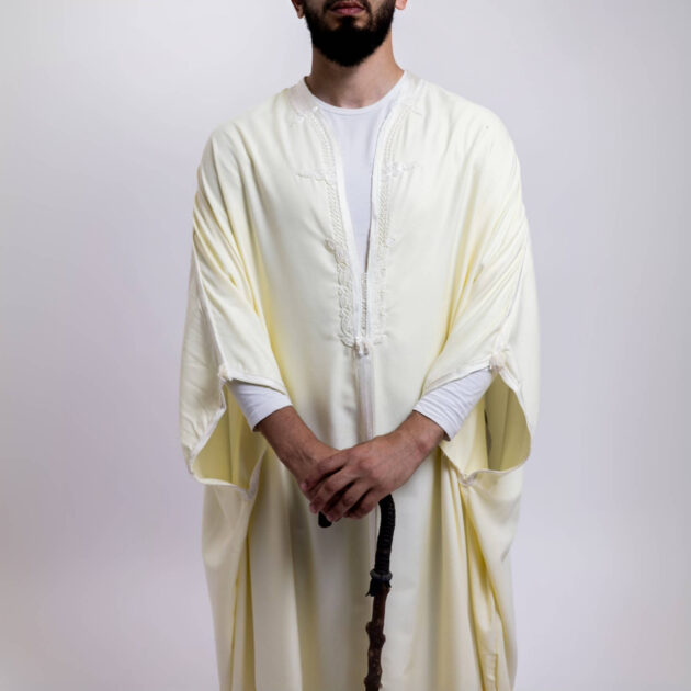 قندورة عربي blanc cassé